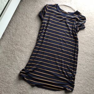 Garage striped T-shirt dress